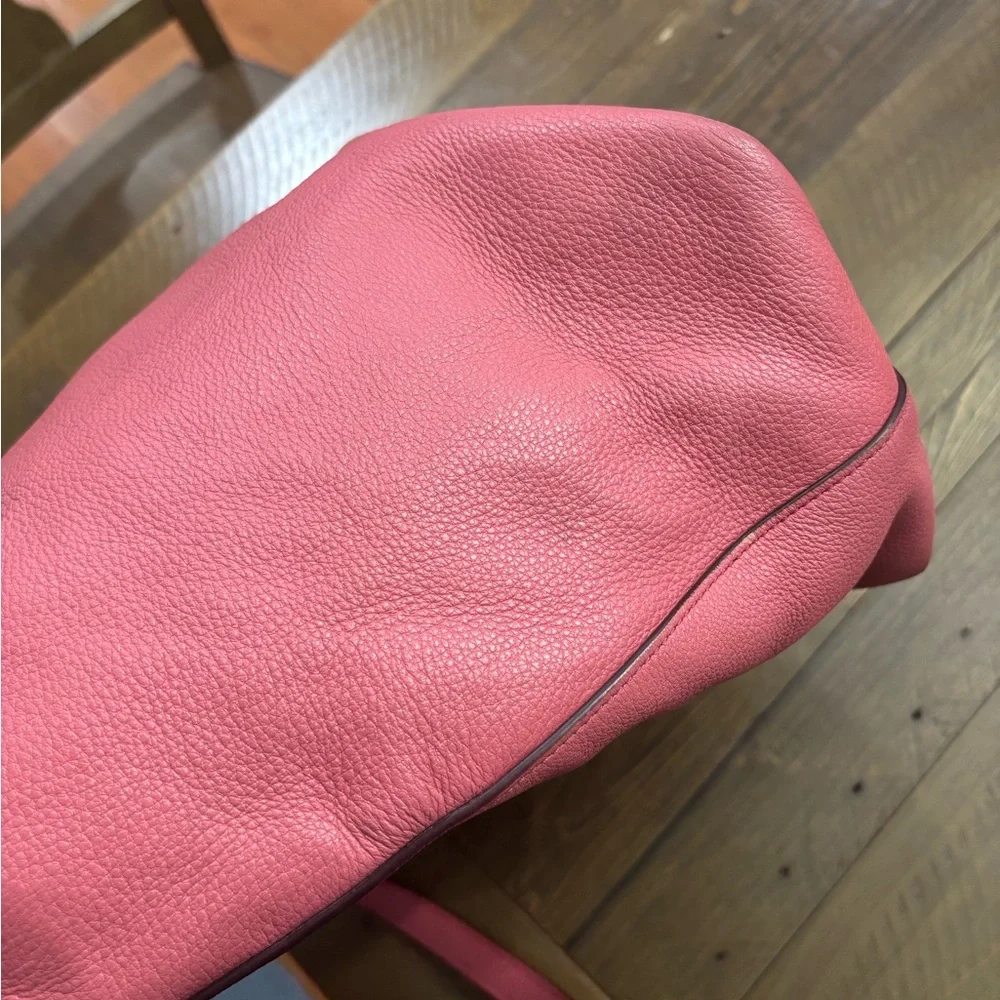 Coach Taylor Tote in Pink Pebbled Leather